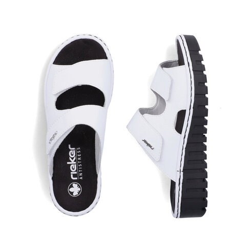 Dámske šľapky Rieker V1392-80 biela