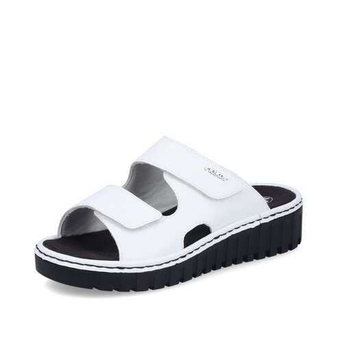 Dámske šľapky Rieker V1392-80 biela