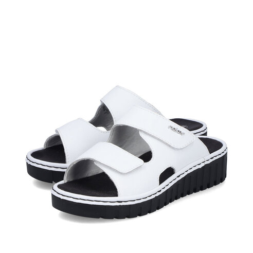 Dámske šľapky Rieker V1392-80 biela