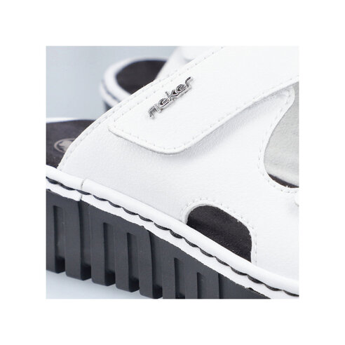 Dámske šľapky Rieker V1392-80 biela