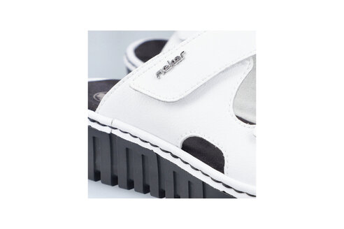 Dámske šľapky Rieker V1392-80 biela