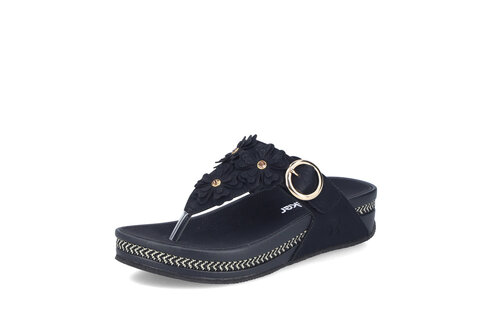 Dámske šľapky Rieker V1466-00 čierna