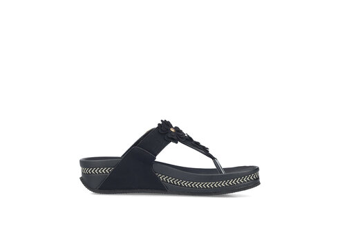 Dámske šľapky Rieker V1466-00 čierna