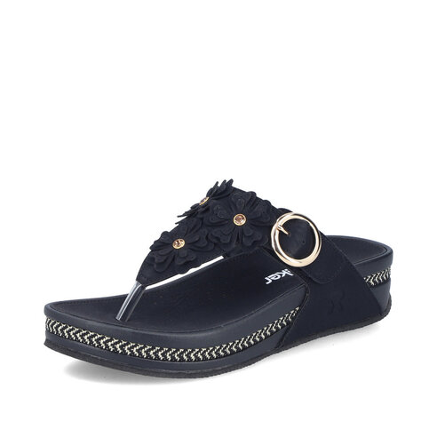 Dámske šľapky Rieker V1466-00 čierna