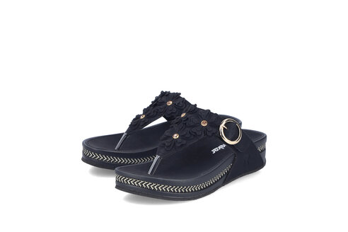 Dámske šľapky Rieker V1466-00 čierna