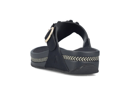 Dámske šľapky Rieker V1466-00 čierna