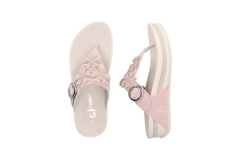 Dámske šľapky Rieker V1466-31 ružová