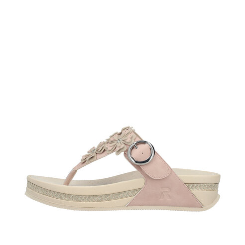 Dámske šľapky Rieker V1466-31 ružová