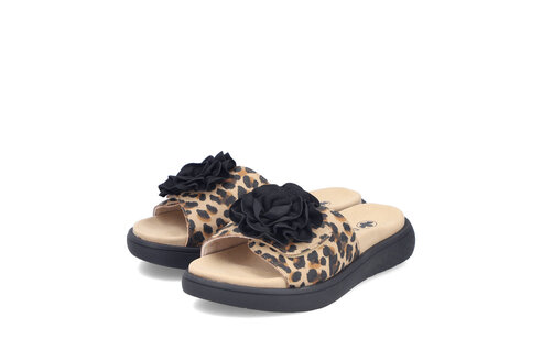 Dámske šľapky Rieker V1562-60 béžová