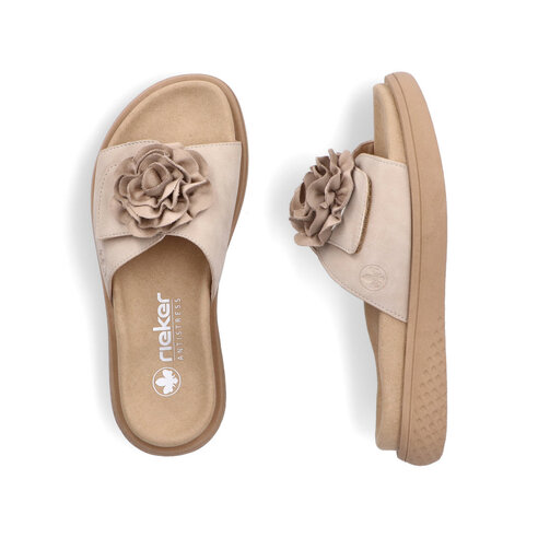 Dámske šľapky Rieker V1562-62 béžová