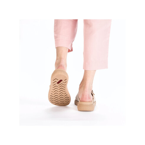 Dámske šľapky Rieker V1562-62 béžová