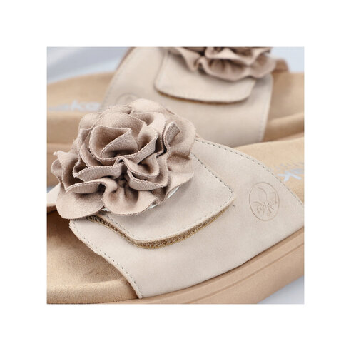 Dámske šľapky Rieker V1562-62 béžová