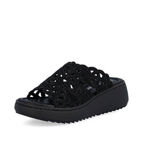 Dámske šľapky Rieker V1789-00 čierna