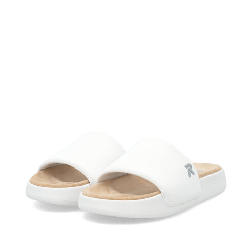 Dámske šľapky Rieker W3250-80 biela
