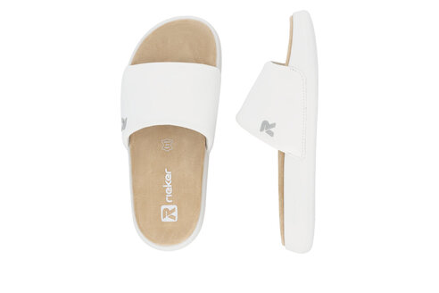Dámske šľapky Rieker W3250-80 biela