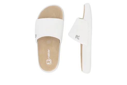 Dámske šľapky Rieker W3250-80 biela
