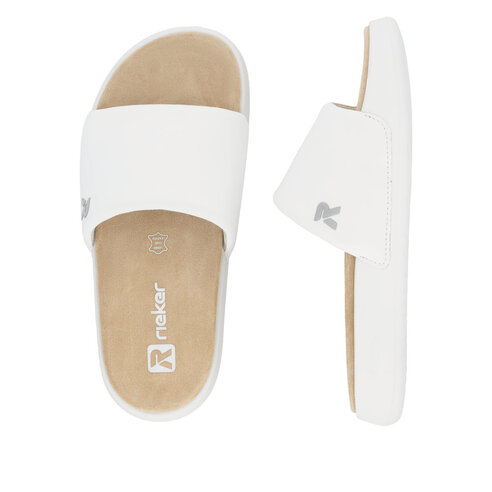 Dámske šľapky Rieker W3250-80 biela
