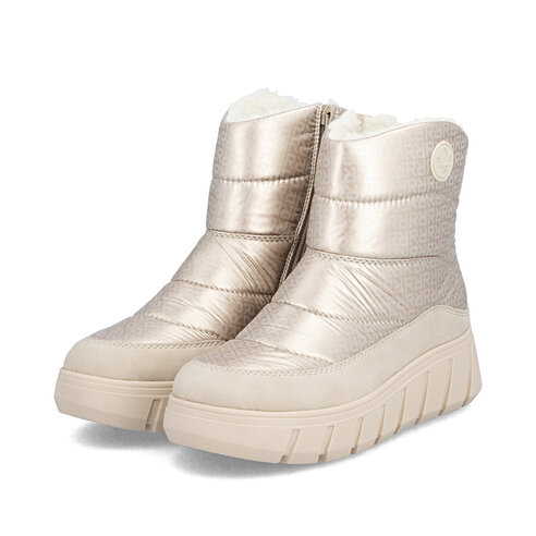 Dámske snehule Rieker Y3552-32 strieborná