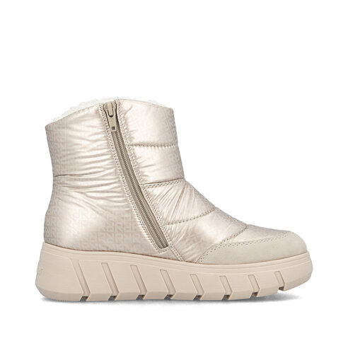 Dámske snehule Rieker Y3552-32 strieborná