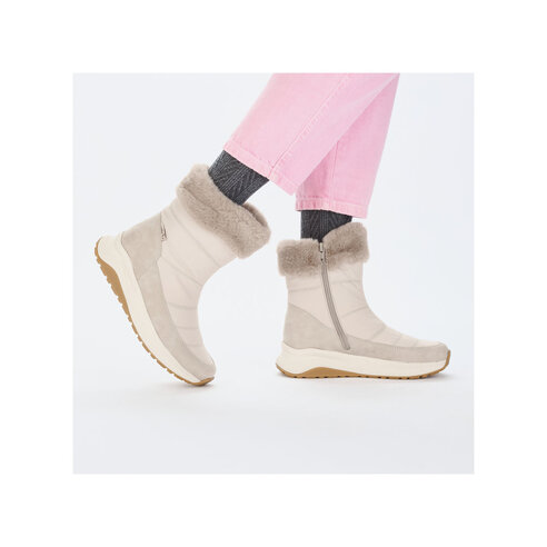 Dámske snehule Rieker Z0983-60 biela káva