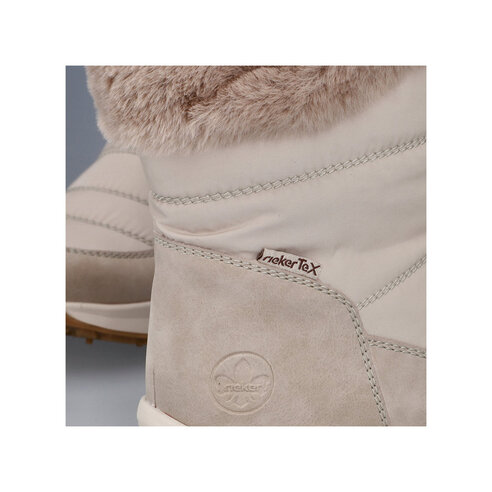 Dámske snehule Rieker Z0983-60 biela káva