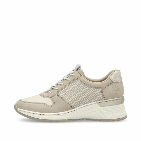 Dámske tenisky Rieker N4368-62 biela káva