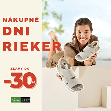 Dni Rieker v obuvi Soňa so zľavami až do -30%!