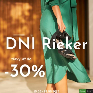 Dni Rieker v obuvi Soňa: Zľavy až do -30%