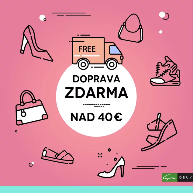 Doprava zdarma nad 40€ obuv Soňa
