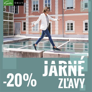 Jarné zľavy na e-shope - 20%