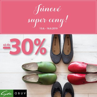 Júnové super ceny so zľavami až do -30%