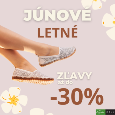 Júnové Super Zľavy: Ušetrite až 30% na obuvi a kabelkách v eshope Soňa