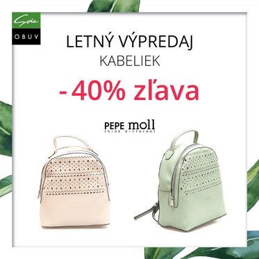 Letné kabelky PEPE Moll so zľavou až 40%