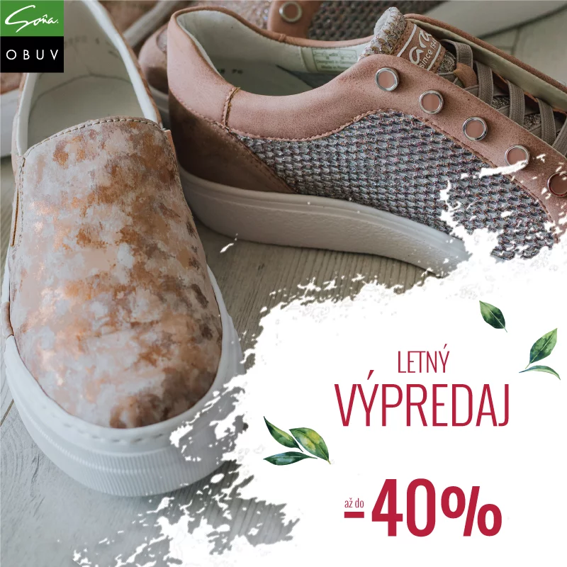 Letný výpredaj obuvi