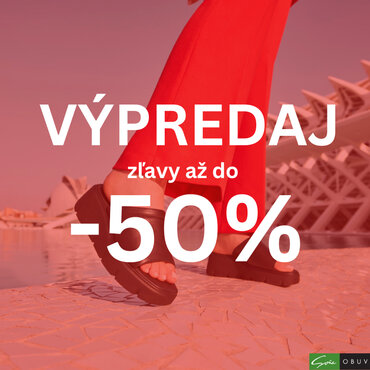 Letný výpredaj v obuvi Soňa: Zľavy až do -50% na obľúbené značky