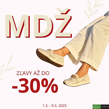 MDŽ v obuvi Soňa: Doprajte si štýl so zľavami až do -30 %