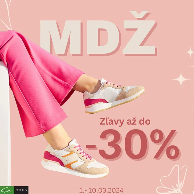 MDŽ v Obuvi Soňa: Ulovte si zľavu až 30%