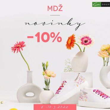 MDŽ zľavy: Dámska obuv a kabelky o 10% lacnejšie