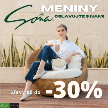 Meniny Soňa – Elegancia a štýl so zľavou až do -30 %
