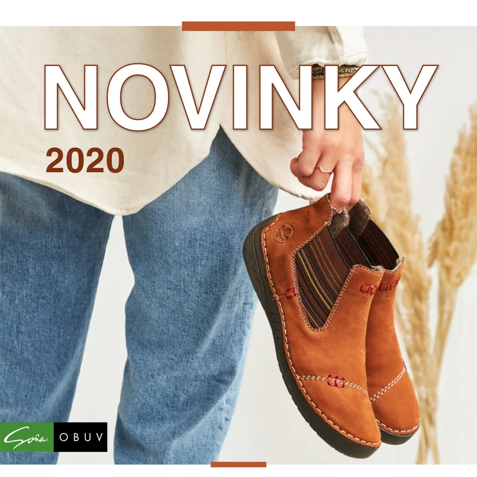 Nová kolekcia jeseň zima 2020 obuv Soňa