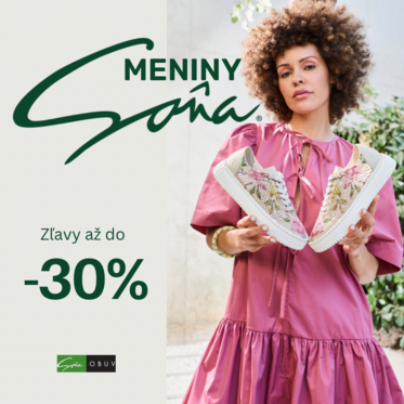 Oslávte meniny Soňa štýlovo: Rozdávame zľavy na vaše obľúbené značky!