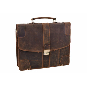 Pánska aktovka tmavohnedá