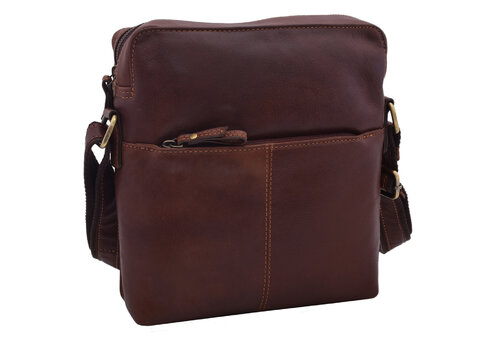 Pánska taška cez telo (crossbody) hnedá