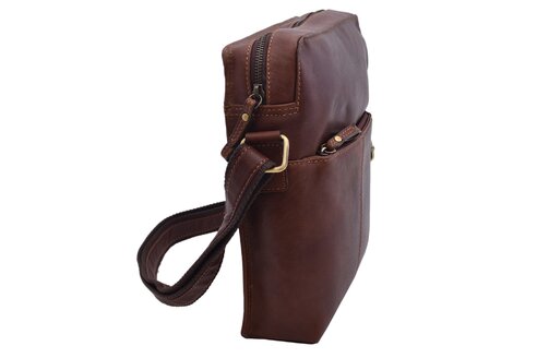 Pánska taška cez telo (crossbody) hnedá