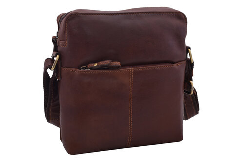 Pánska taška cez telo (crossbody) hnedá