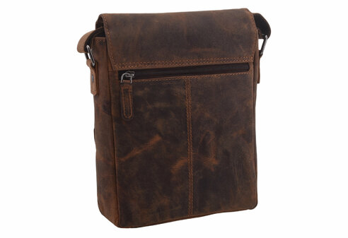 Pánska taška crossbody tmavohnedá 250909
