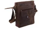 Pánska taška crossbody tmavohnedá 250909