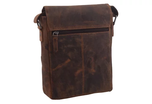 Pánska taška crossbody tmavohnedá 250909