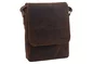 Pánska taška crossbody tmavohnedá 250909