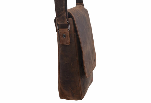 Pánska taška crossbody tmavohnedá 250909